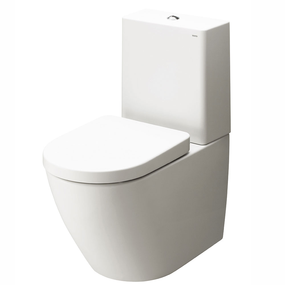 TOTO NC fritstående toilet med firkantet cisterne